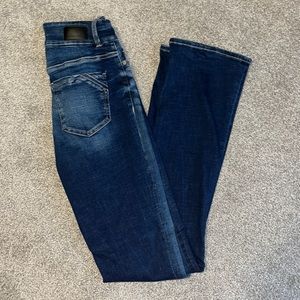 Buckle Black Bootcut Jeans - Women’s